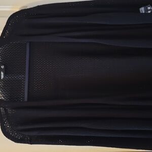 SIMPLY VERA VERAWANG BRAND WOMEN'S PLUS SIZE BLACK OPEN CARDIGAN SWEATER SIZE 4X